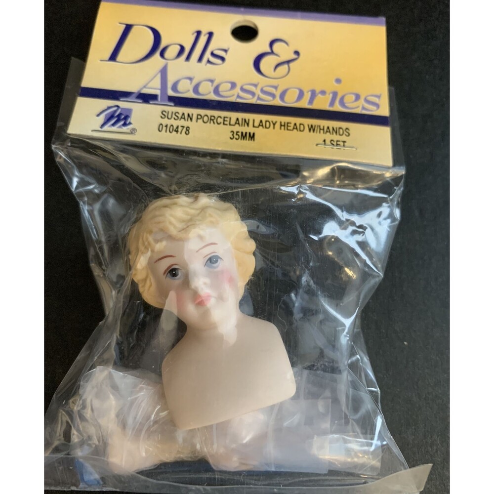 Vintage Mangelsen's Susan Porcelain Lady Headw/Hands 010478 35mm-NEW